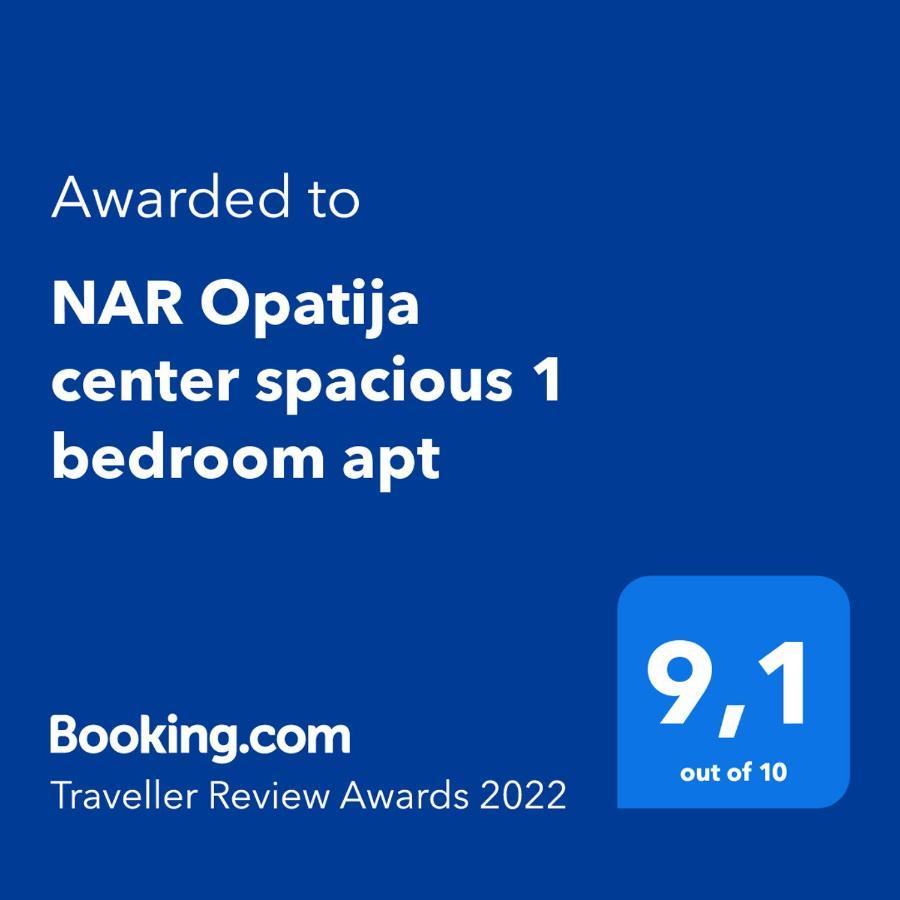 "Nar" Opatija Center Spacious 1 Bedroom Apt Kültér fotó