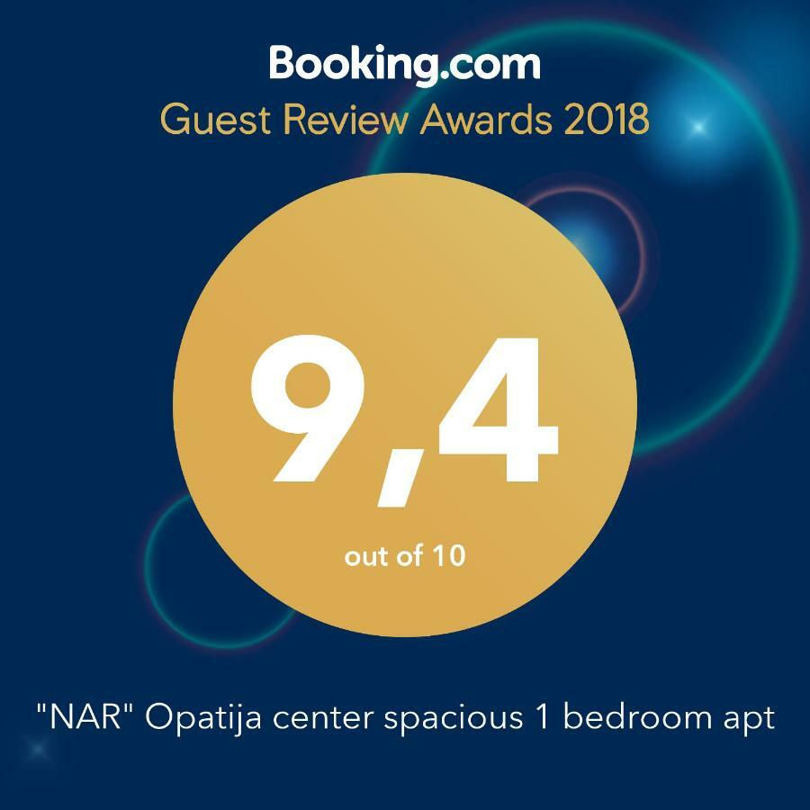 "Nar" Opatija Center Spacious 1 Bedroom Apt Kültér fotó